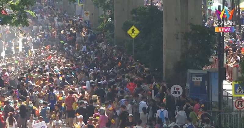 "ชัชชาติ" คุมเข้มความปลอดภัยสงกรานต์สีลม จำกัดเวลาเล่นถึง21.00น.