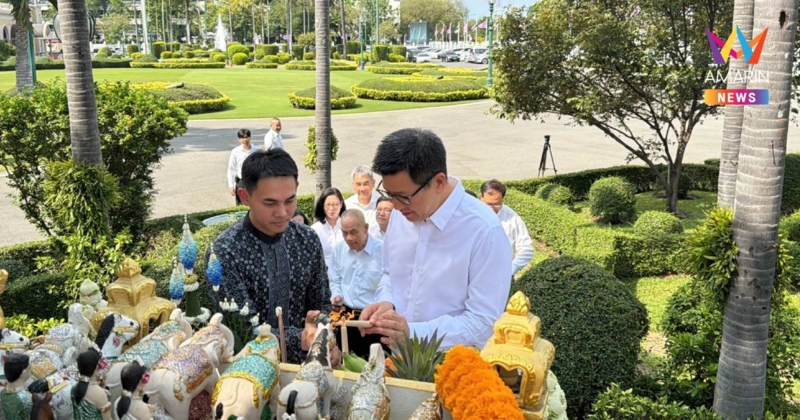 เอกนิติ ไหว้สิ่งศักดิ์สิทธิ์ทำเนียบเผยถก"หวัง อี้"ดึงลงทุนอุตสาหกรรมAI