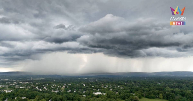 กรมอุตุฯ เตือน พายุฤดูร้อน ฉบับ 12 เช็ก 26 จังหวัด เสี่ยงฝนหนัก วันนี้