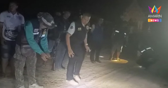 ผวาหนัก! เสือดำตัวเท่าเอวโผล่วัดบ้านไผ่ ระดมกำลังปูพรมล่าระทึกกลางดึก