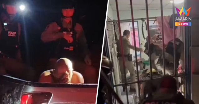 หนุ่มวัย 30 ปี คลั่งซ้อมเมียวัย 67 ปีจนสลบ ฉีกเสื้อผ้าเปลือยกาย