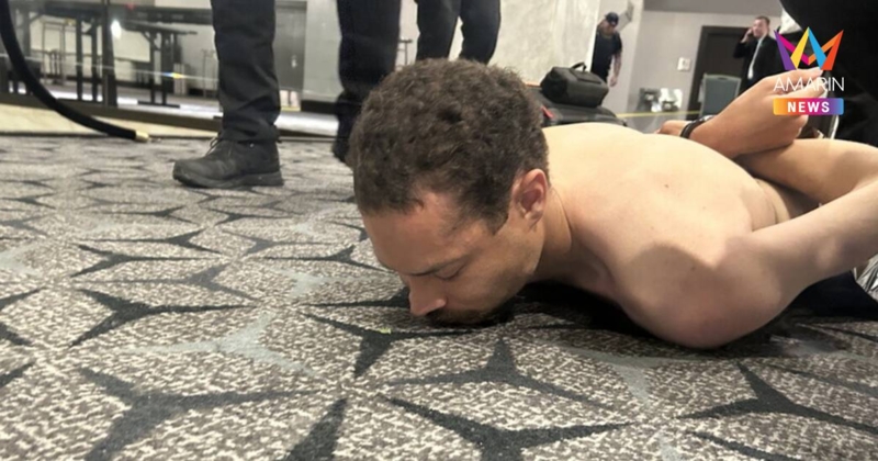 "ทรัมป์" โพสต์นาทีระทึก! เผยภาพผู้ต้องสงสัยถูกสยบคามือ