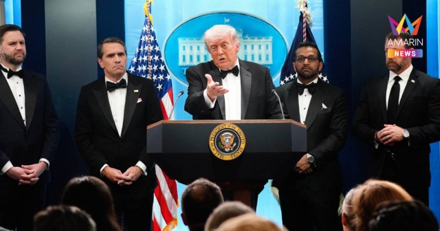 ทรัมป์เปิดใจหลังมือปืนบุกงานเลี้ยงสื่อทำเนียบขาวย้ำเป็นอาชีพที่อันตราย