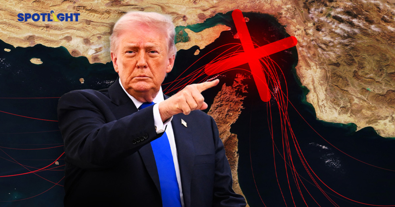 เรือผ่านฮอร์มุซแทบเป็นศูนย์ หลังทรัมป์สั่งปิดล้อม ซ้ำเติมวิกฤตขนส่ง