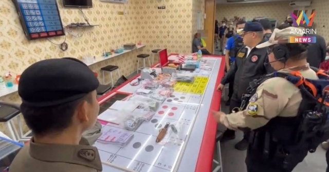 บุกทลาย 2 บ่อนกลางกรุง 