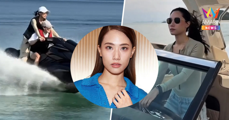 "เพลง ชนม์ทิดา" สดใสเลเวลสิบ! ปล่อยคลิปพักใจควบเจ็ทสกีรับรุ่งเช้า