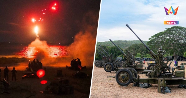 ซ้อมเหมือนรบจริง! ผบ.ทร.โชว์แสนยานุภาพ ยิงอาวุธทางยุทธวิธี กลางวัน-คืน