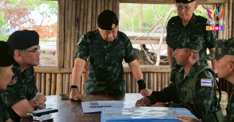 เสธ.ทบ.ลงศรีสะเกษ รับฟังแผนสร้างรั้วชายแดน จ่อชงผบ.ทบ.เสนอรัฐบาล