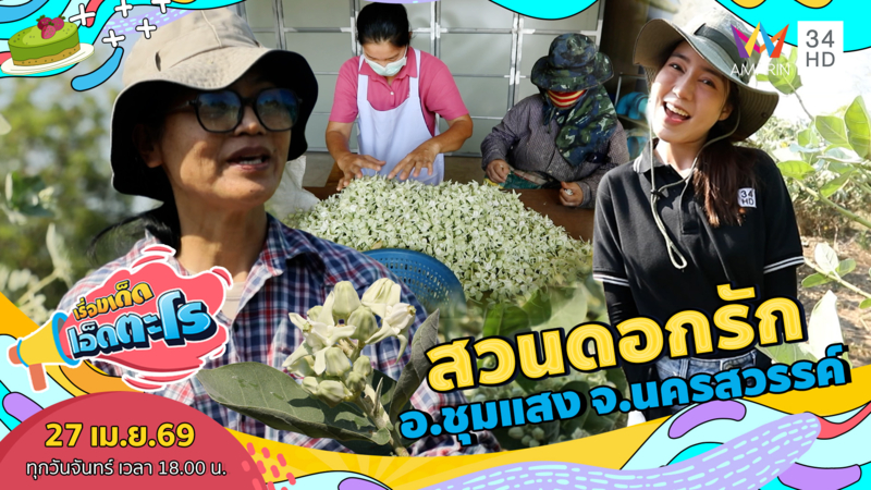 สวนดอกรัก อ.ชุมแสง จ.นครสวรรค์