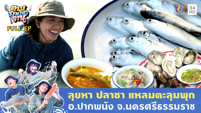 ลุยแหลมตะลุมพุก ลงเรือหาปลาซา-ลงน้ำหาหอยใหญ่ จ.นครศรีธรรมราช
