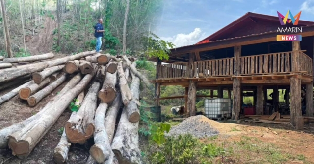 รวบกำนันดังเมืองแพร่ สร้างบ้านหรู บุกรุกป่าสงวนฯ 30 ไร่