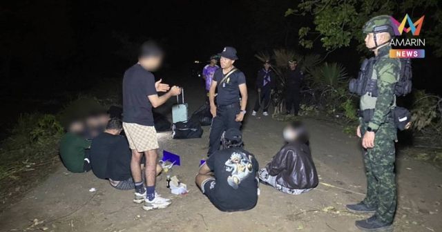 จับ 8 ต่างชาติลอบข้ามแดนสระแก้ว อ้างถูกหลอกทำงานปอยเปต-ไร้ค่าจ้าง