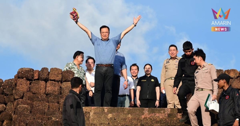 นายกฯ เยือนมรดกโลกศรีเทพ ชมไฮไลต์ "ทับหลังอุมามเหศวร"