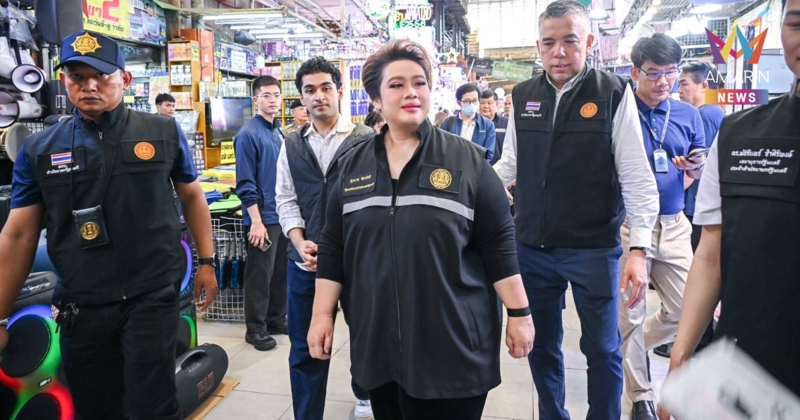 "ศุภมาส" บุกคลองถม สั่งฟันโซลาร์เซลล์ไม่ได้มาตรฐาน อายัดสินค้าจำนวนมาก
