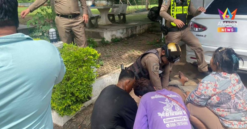 นาทีชีวิต!ญาติขับรถพาผู้ป่วยหัวใจหยุดเต้นบุกโรงพัก ตำรวจCPRรอดหวุดหวิด