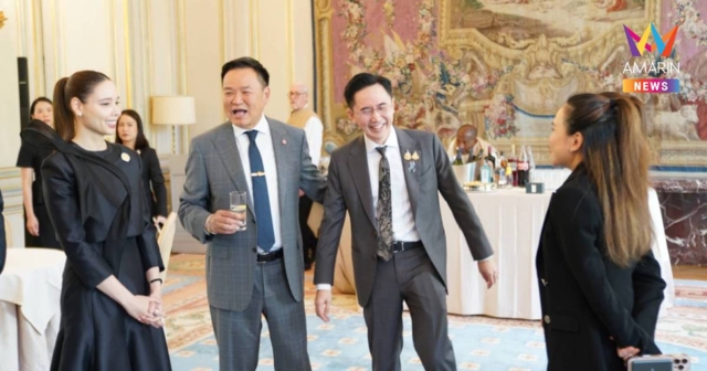 นายกฯโพสต์ภาพชื่นมื่นร่วมเฟรมคณะทำงานไทยในฝรั่งเศสลั่นขอเติมเซนด้วยคน