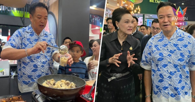 วันหยุดสุดชิล ‘อนุทิน’เดินเยี่ยมชมงาน ‘THAIFAX’ เมืองทองวันสุดท้าย