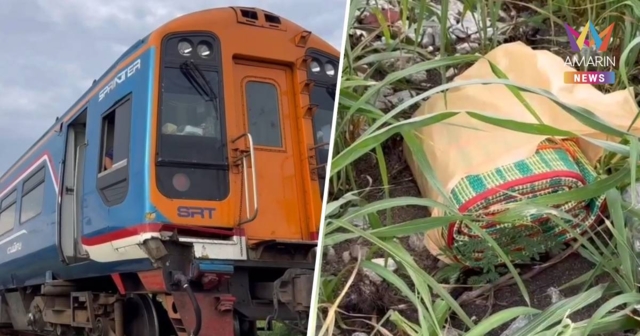 รถไฟเบรกไม่ทัน ชายต่างชาติเสียชีวิตในที่เกิดเหตุ