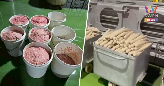 บุกทลายโรงงาน “ลูกชิ้น-หมูยอเถื่อน” 20 ยี่ห้อดัง ส่งขายทั่วประเทศ
