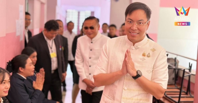 รมช.ศึกษาฯลงพื้นที่ตรวจเยี่ยมให้กำลังใจผู้เข้าสอบครูผู้ช่วยจ.กาญจนบุรี