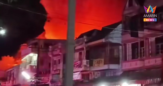 ไฟไหม้ร้านเครื่องมือเกษตรวอดหนัก จนท.ระดมรถน้ำ-รถโฟมสกัดเพลิงโกลาหล