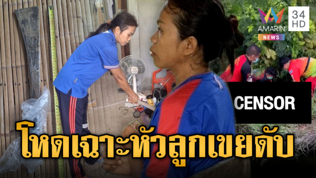 แม่ยายสุด ทนคว้ามีดพร้าฟันหัวลูกเขยดับ