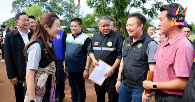 ปิยะรัฐชย์ ลุยร้อยเอ็ด เดินหน้าจัดการน้ำเชิงรุก แก้ปัญหาน้ำท่วม-แล้ง