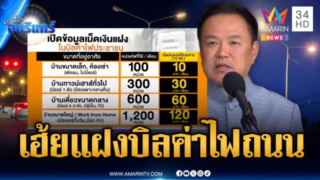 นายกฯ สั่งเร่งหาคำตอบค่าไฟทาง ถูกยัดแฝงบิลชาวบ้าน