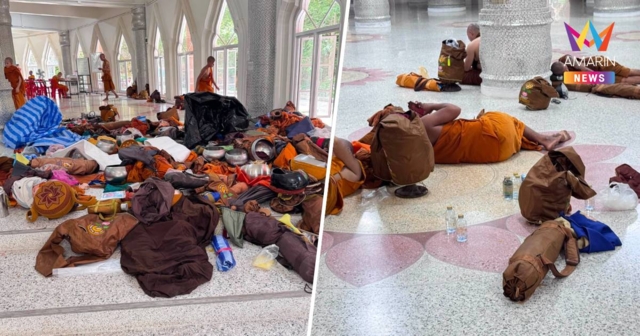 เปิดภาพล่าสุด! พระธุดงค์รอดชีวิต 15 รูปยังช็อก พักฟื้น 