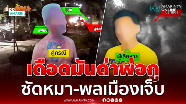 ฟัง 2 มุมดรามา ฉุนโดนด่าพ่อไล่ทำร้ายพลเมืองดี-ตีหมาเจ็บ 