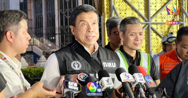 ผู้ว่าฯ กทม. สั่งอพยพประชาชนในรัศมี 30 เมตร หลังพบถนนทรุดตัวลงอีก