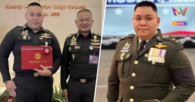 ทบ. ยัน ชายแต่งทหารเดินประกบนายกฯ ตรวจไฟไหม้ เป็นแค่ 