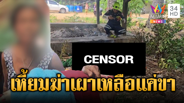 สุดอำมหิต! ทุบฆ่าลุง 68 เผาศพอำพราง พุ่งปมชิงทรัพย์