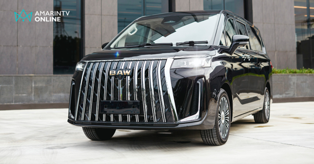 NEX เปิดตัว BAW M8 รถยนต์ไฟฟ้า MPV 7 ที่นั่งพรีเมียมราคา 1,299,000 บาท