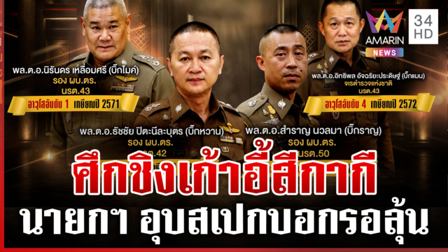 จับตา ผบ.ตร. คนใหม่ เปิดโฉมหน้า 4 ตัวเต็ง นายกฯ ลั่นรอดูพรุ่งนี้