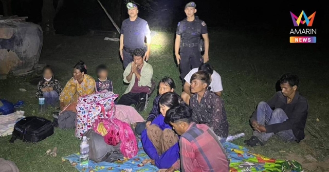 ทหารพรานรวบชาวกัมพูชาลอบเข้าเมือง 10 ราย เตรียมเข้าหางานในไทย