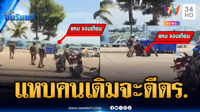 ไอ้แหบจอมเทียนสิ้นลาย จะสู้ตำรวจถูกรุมจับ