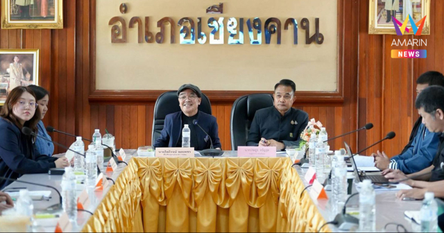 กรมชลประทาน ติดตามแก้ไขปัญหาโครงการประตูระบายน้ำศรีสองรักฯ