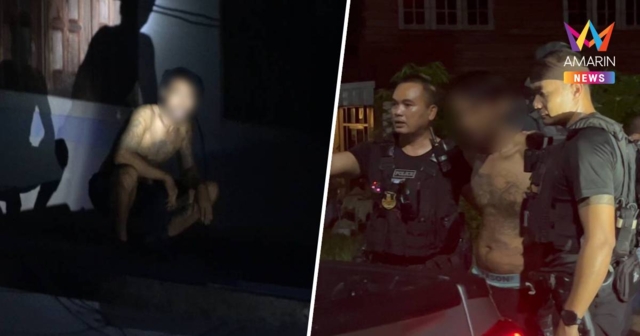 คลั่งสิ้นฤทธิ์! ตร.ปิดล้อม 10 ชม. ชายเมาคลั่ง จุดไฟเผาบ้าน ยิงปืนขู่