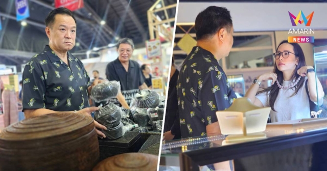 นายกฯ ควงภริยา ตรวจความเรียบร้อยงานโอทอปศิลปาชีพ ก่อนเปิดงานเป็นทางการ