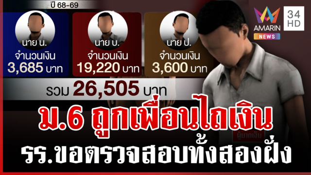 แฉขาใหญ่ไถเงินเพื่อน-บุหรี่จี้ ถ้าไม่ให้ก็โดนทำร้าย