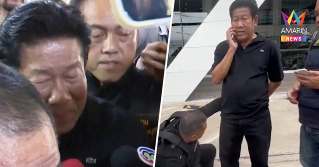 ตำรวจคุมตัวสอบเข้ม “ฉลอง เรี่ยวแรง” หลังบุกยิง นายก อบจ.นนทบุรี