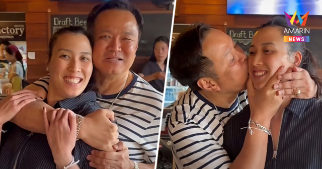 โมเมนต์วันหยุด! นายกฯ โพสต์คลิป หอมแก้มลูกสาว 