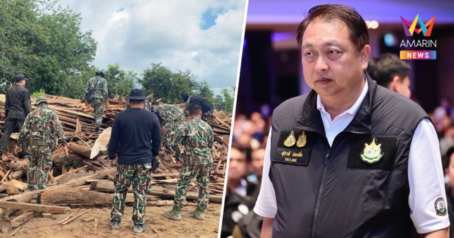 “สุชาติ” กวาดล้างทุนข้ามชาติ ทลายโรงงานเถื่อนแปรรูปไม้เชียงราย