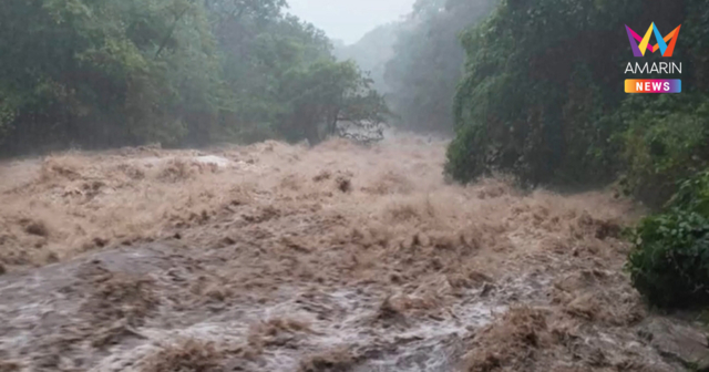 ฝนถล่มดอยอินทนนท์ น้ำป่าทะลักเชียงใหม่ สั่งปิดผาดอกเสี้ยวน้ำตกแม่ยะ