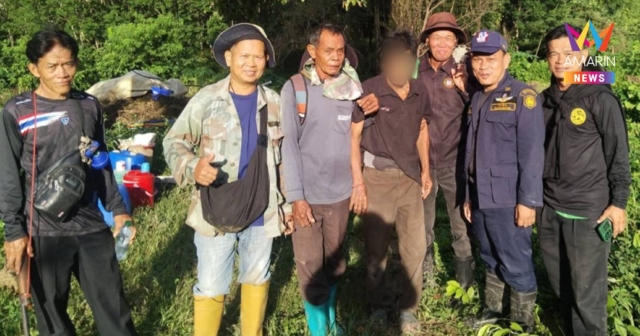 ล่า 4 วัน! รวบ “ตาขุน” เฒ่า 71 หึงโหด หนีซุกเถียงนากลางเขา สภาพอิดโรย