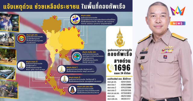 ทร.ระดมกำลังพล ส่งรถบรรทุก-เรือลุยช่วยน้ำท่วม เปิดจอดรถหน่วยทหารฟรี