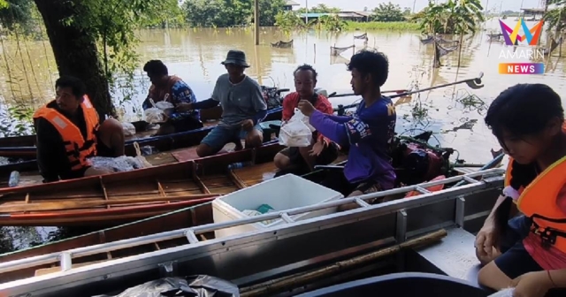 ปราจีนบุรีอ่วม! น้ำท่วมสูง 2 เมตร ชาวบ้านถูกตัดไฟเดือดร้อนหนัก
