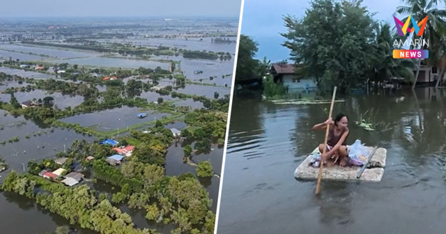บางคล้าอ่วมน้ำท่วมสูง 1.5 เมตร พระย้ายหนีน้ำ สลดศพไร้พิธีสวด