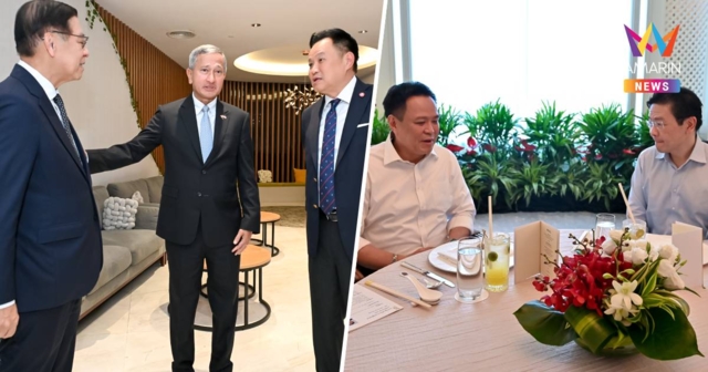 นายกฯ สิงคโปร์จัดงานเลี้ยงน้ำชาต้อนรับผู้นำไทย สานสัมพันธ์ใกล้ชิด